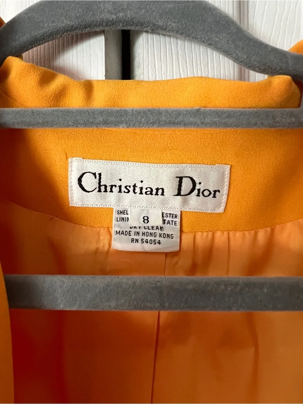 Dior Bright Yellow Tailored Blazer